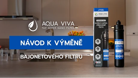 Výměna bajonetového filtru — návod k výměně